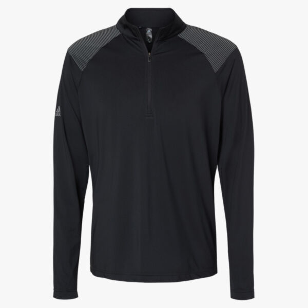 Adidas Men's Ultimate365 Lightweight Shoulder Stripe Quarter-Zip Pullover A520 Men's Ultimate365 Lightweight Shoulder Stripe Quarter-Zip Pullover Thumbnail