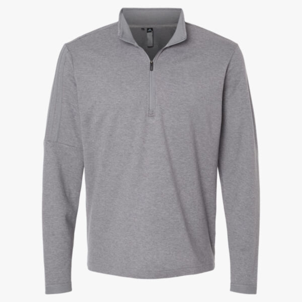 Adidas Men's 3-Stripe Quarter-Zip Sweater Pullover A554 Men's 3-Stripe Quarter-Zip Sweater Pullover Thumbnail