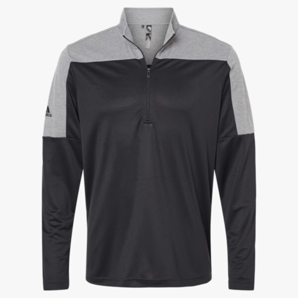 Adidas Men's Ultimate365 Lightweight Colorblocked Quarter-Zip Pullover A552 Men's Ultimate365 Lightweight Colorblocked Quarter-Zip Pullover Thumbnail