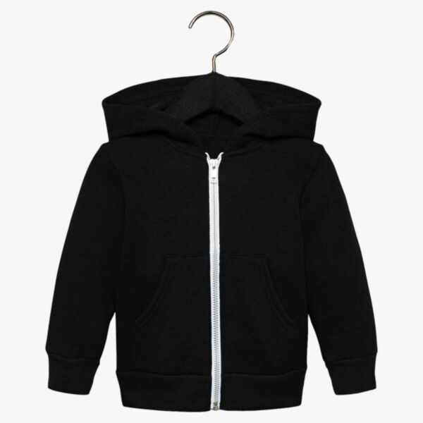 Bella + Canvas Toddler Sponge Fleece Full-Zip Hoodie Sweatshirt 3739T Toddler Sponge Fleece Full-Zip Hoodie Sweatshirt Thumbnail