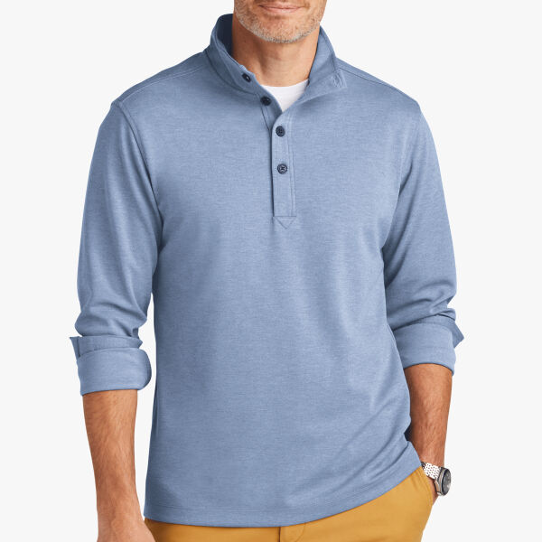 Brooks Brothers Mid Layer Stretch 1/2 Button BB18202 Mid Layer Stretch 1/2 Button Thumbnail