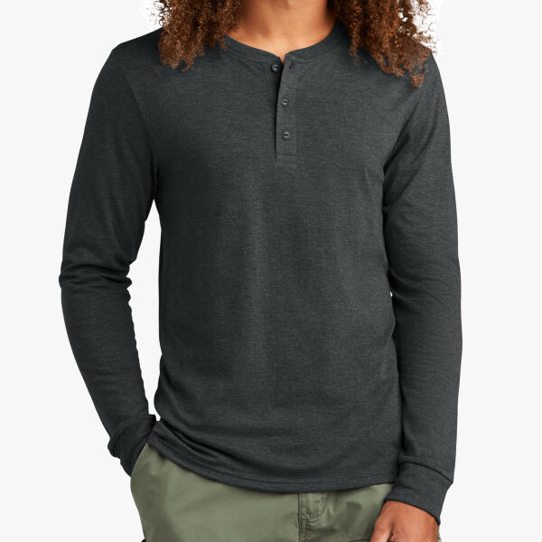 District Perfect Tri ® Long Sleeve Henley DT145 Perfect Tri ® Long Sleeve Henley Thumbnail