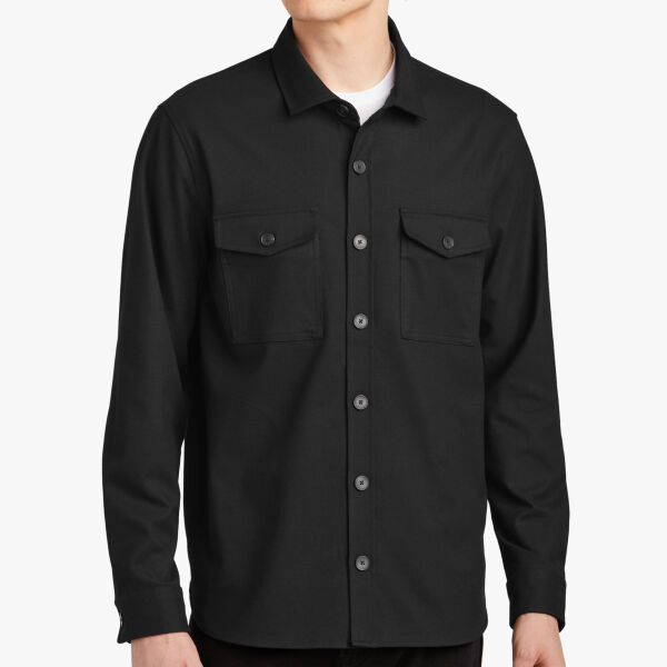 Long Sleeve Twill Overshirt Thumbnail
