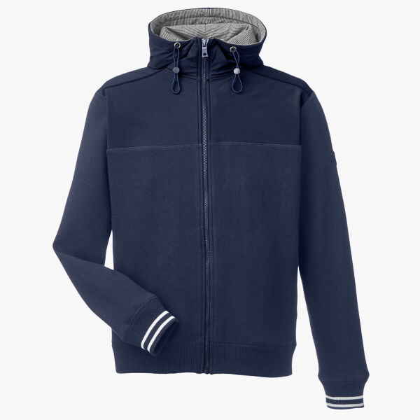 Nautica Men's Navigator Fleece Hooded Full-Zip Jacket N17582 Men's Navigator Fleece Hooded Full-Zip Jacket Thumbnail