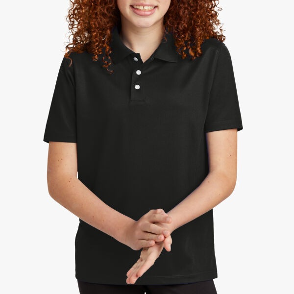 Sport Tek Youth UV Micropique Polo YST740 Youth UV Micropique Polo Thumbnail