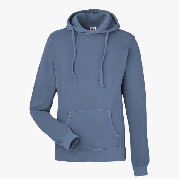 J. America Unisex Pigment-Dyed Fleece Hooded Sweatshirt 8730 Unisex Pigment-Dyed Fleece Hooded Sweatshirt Thumbnail
