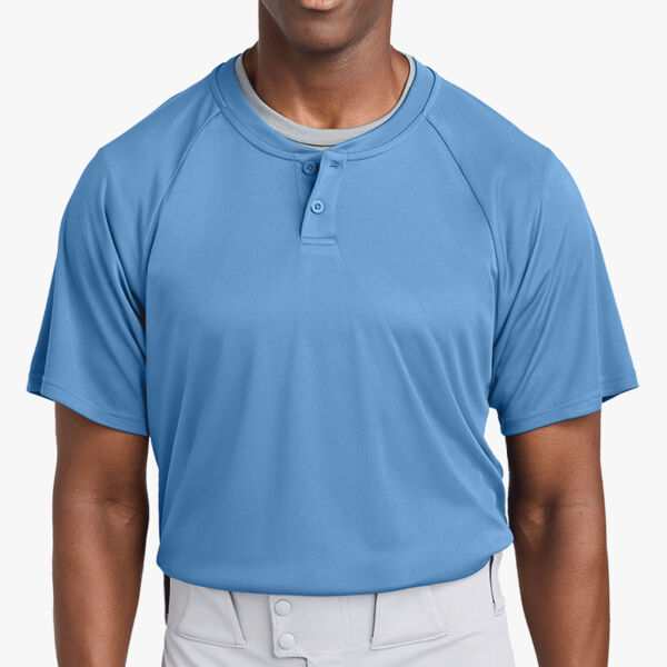 PosiCharge ® Competitor 2 Button Henley Thumbnail