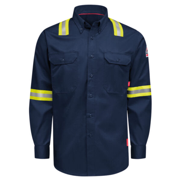 Bulwark Men's Nomex® Comfort Enhanced-Vis Woven Long Sleeve Shirt QS26EVH Men's Nomex® Comfort Enhanced-Vis Woven Long Sleeve Shirt Thumbnail