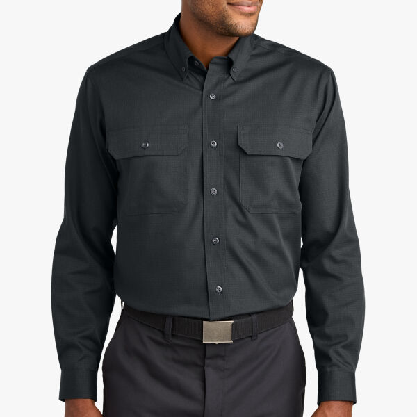 CornerStone Long Sleeve Select Ripstop Shirt CSW174 Long Sleeve Select Ripstop Shirt Thumbnail