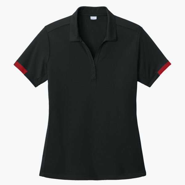 Sport Tek Women's Club Colorblock Polo LST444 Women's Club Colorblock Polo Thumbnail