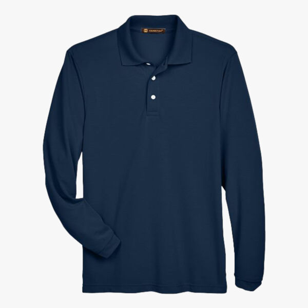Men's Easy Blend™ Long Sleeve Polo Thumbnail