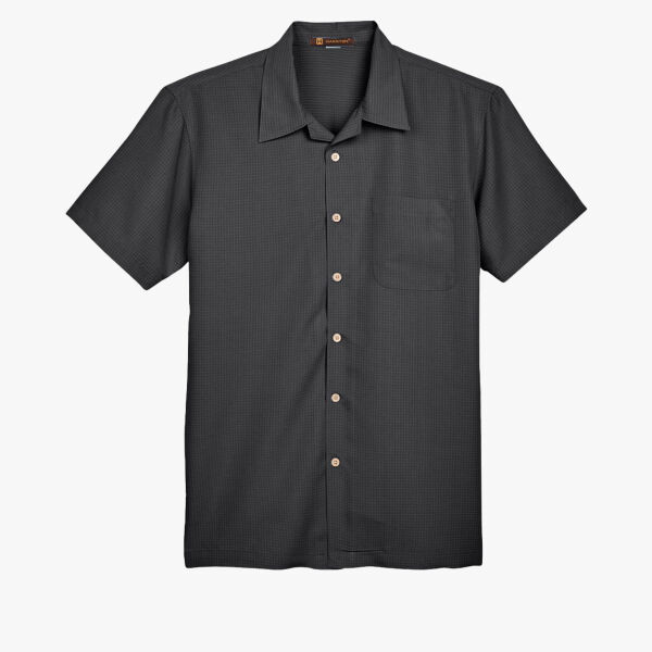 Harriton Men's Barbados Textured Camp Shirt M560 Men's Barbados Textured Camp Shirt Thumbnail