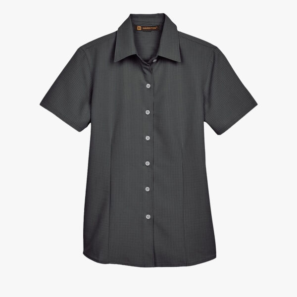 Harriton Women's Barbados Textured Camp Shirt M560W Women's Barbados Textured Camp Shirt Thumbnail