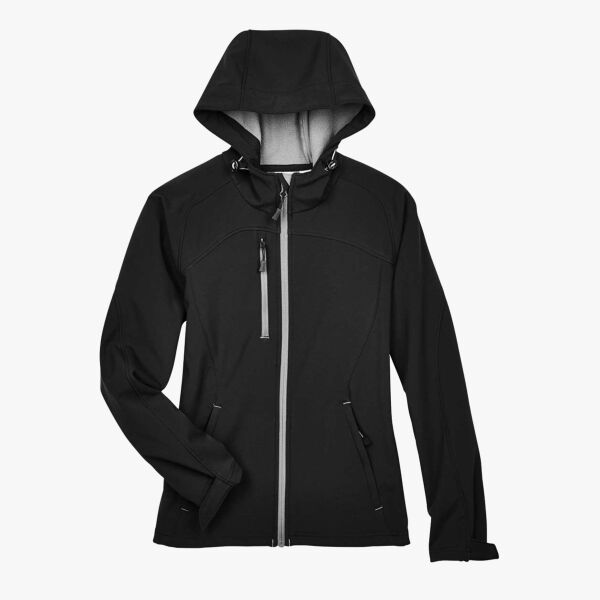 North End Women's Prospect Two-Layer Fleece Bonded Soft Shell Hooded Jacket 78166 Women's Prospect Two-Layer Fleece Bonded Soft Shell Hooded Jacket Thumbnail