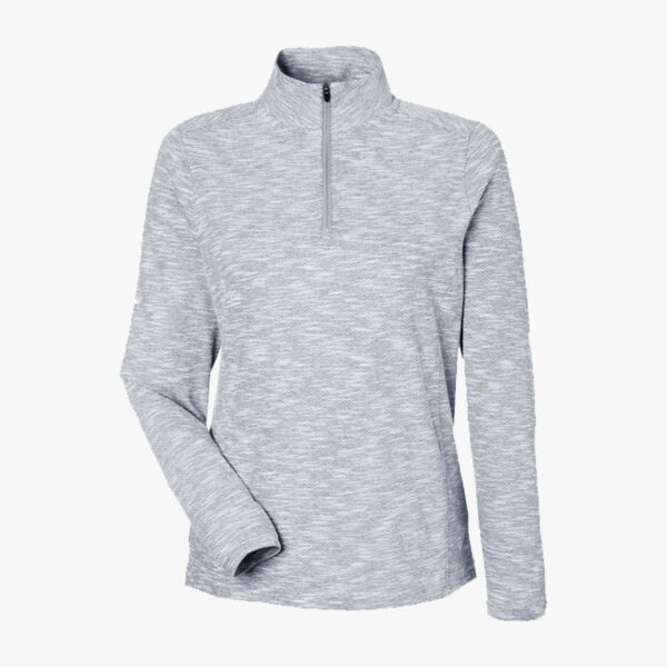 North End Women's Eclipse Jacquard Quarter-Zip Pullover NE415W Women's Eclipse Jacquard Quarter-Zip Pullover Thumbnail