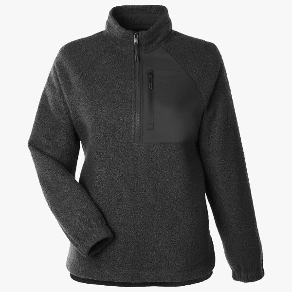 North End Women's Aura Sweater Fleece Quarter-Zip Pullover NE713W Women's Aura Sweater Fleece Quarter-Zip Pullover Thumbnail