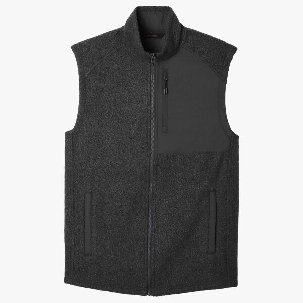 North End Men's Aura Sweater Fleece Vest NE714 Men's Aura Sweater Fleece Vest Thumbnail