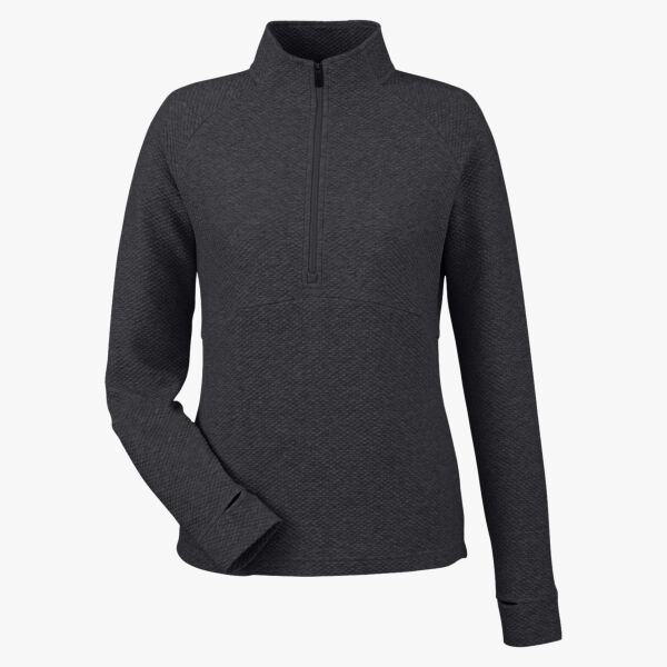 North End Women's Spirit Textured Quarter-Zip Pullover NE725W Women's Spirit Textured Quarter-Zip Pullover Thumbnail