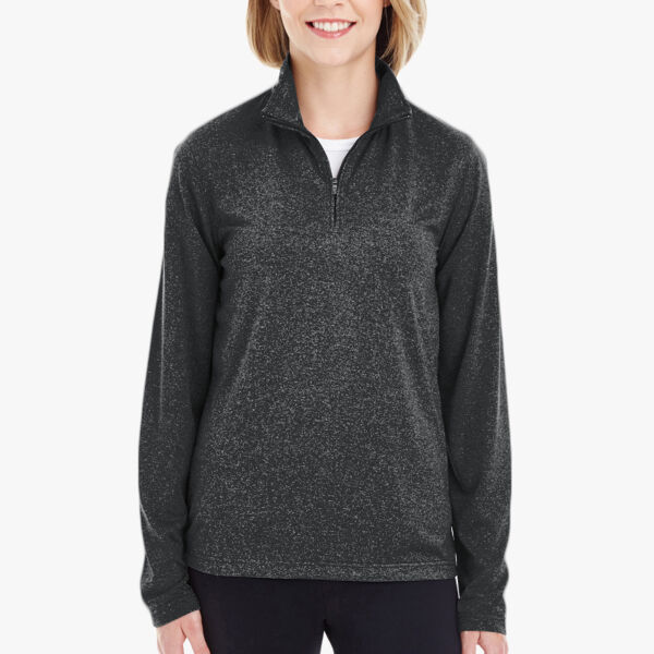 Women's Cool & Dry Heathered Performance Quarter-Zip Pullover Thumbnail