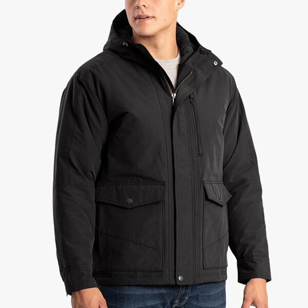 Berne Apparel Men's Highland Quilt-Lined Micro-Duck Hooded Jacket HJ67 Men's Highland Quilt-Lined Micro-Duck Hooded Jacket Thumbnail