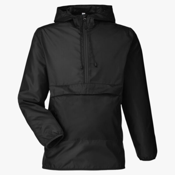 Team 365 Unisex Zone Protect Packable Anorak Jacket TT77 Unisex Zone Protect Packable Anorak Jacket Thumbnail