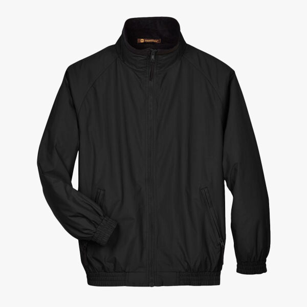 Harriton Unisex Fleece Lined Nylon Jacket M740 Unisex Fleece Lined Nylon Jacket Thumbnail