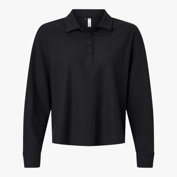 Women's Beyond Long Sleeve Loose Polo Thumbnail
