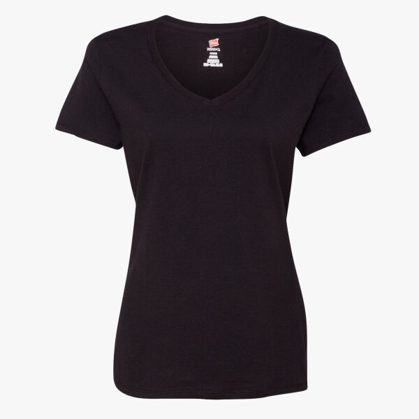 Hanes Women's Perfect-T V-Neck T-Shirt S04V Women's Perfect-T V-Neck T-Shirt Thumbnail