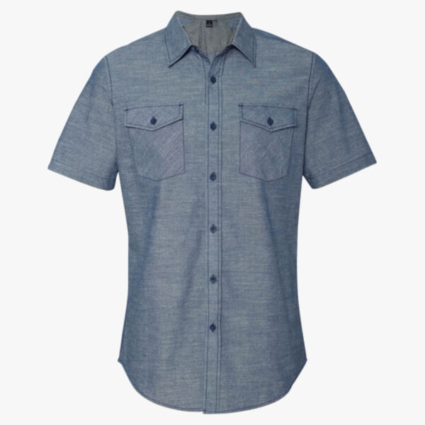 Burnside Men's Chambray Short Sleeve Shirt 9255 Men's Chambray Short Sleeve Shirt Thumbnail