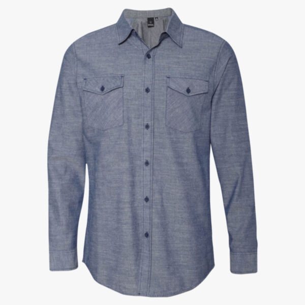 Burnside Men's Chambray Shirt 8255 Men's Chambray Shirt Thumbnail
