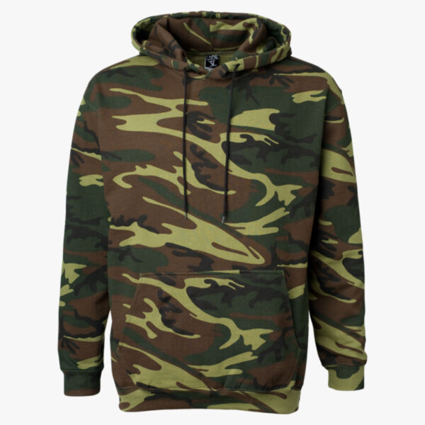 Code Five Unisex Camo Fleece Hoodie Sweatshirt 3969 Unisex Camo Fleece Hoodie Sweatshirt Thumbnail