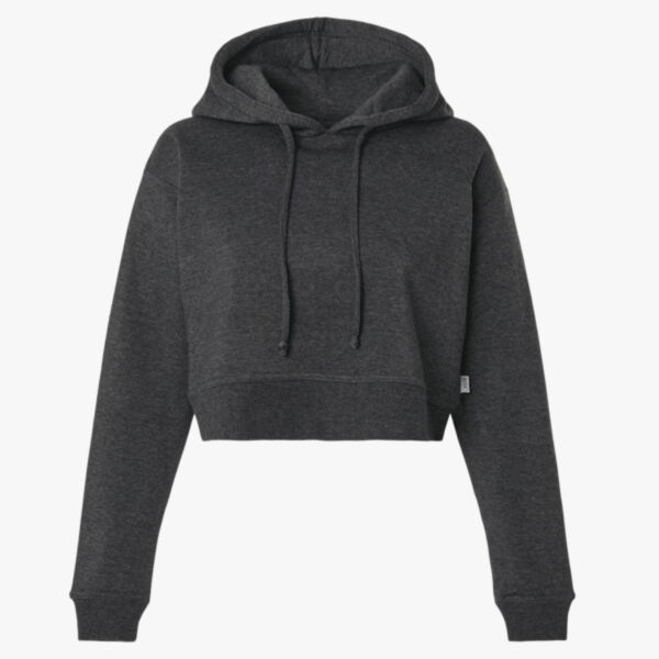 Women's Cropped Fleece Hooded Sweatshirt Thumbnail