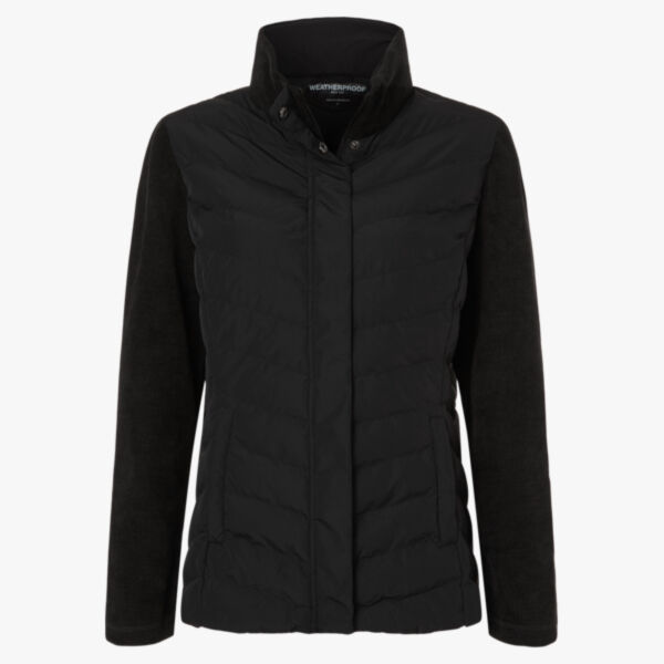 Women's Mixed Media Chevron Jacket Thumbnail