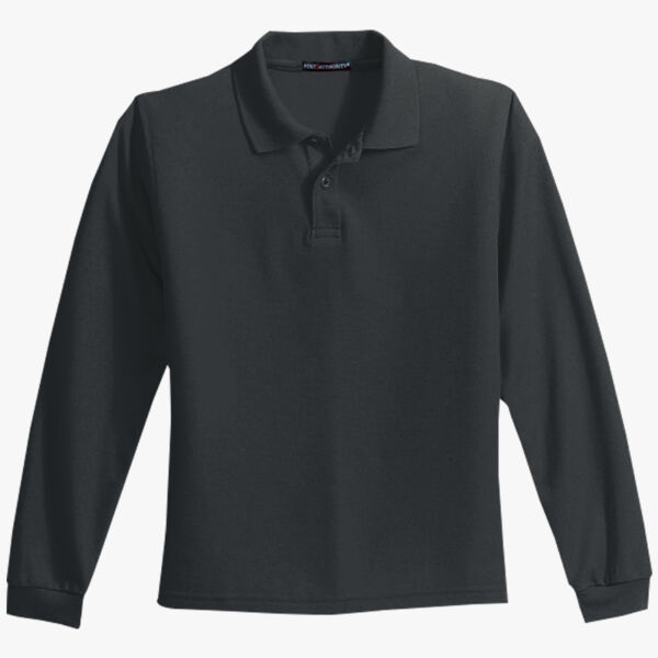 Port Authority Youth Long Sleeve Silk Touch Polo Y500LS Youth Long Sleeve Silk Touch Polo Thumbnail