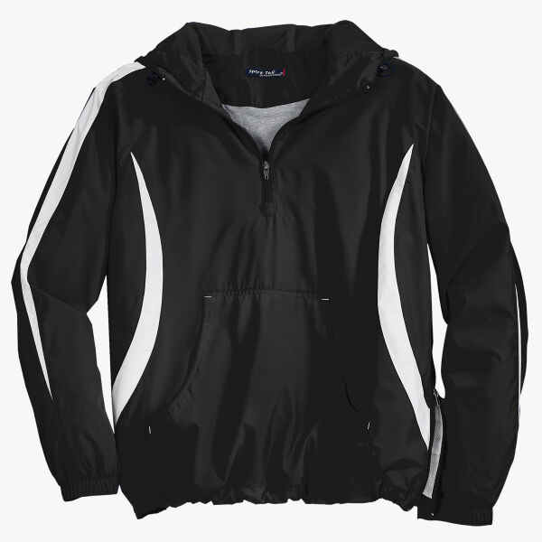 Sport Tek Colorblock Raglan Anorak JST63 Colorblock Raglan Anorak Thumbnail