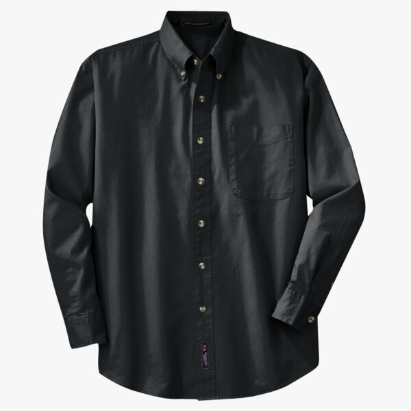 Port Authority Tall Long Sleeve Twill Shirt TLS600T Tall Long Sleeve Twill Shirt Thumbnail