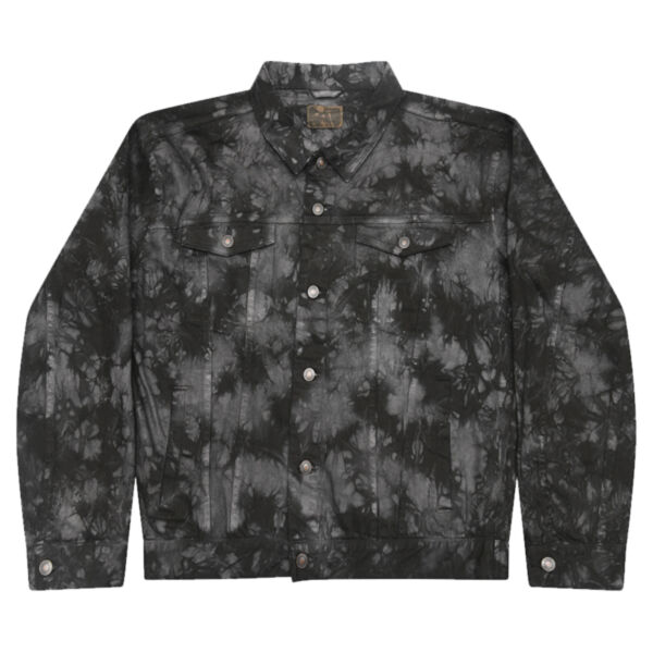 Colortone Unisex Tie-Dyed Denim Jacket 9050 Unisex Tie-Dyed Denim Jacket Thumbnail