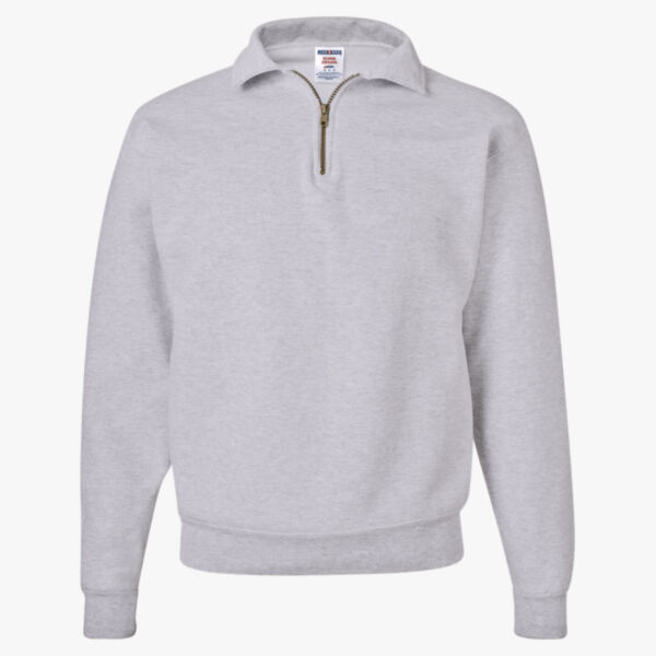 Unisex Super Sweats NuBlend® Quarter-Zip Cadet Collar Sweatshirt Thumbnail