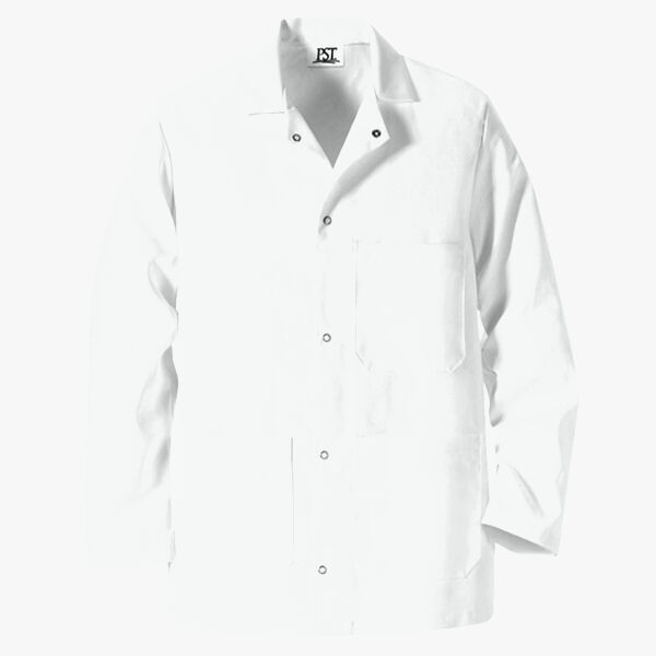 Chef Designs Gripper Front Short Butcher Coat 0406 Gripper Front Short Butcher Coat Thumbnail