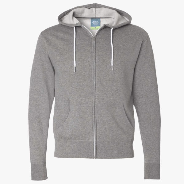 Independent Trading Co. Unisex Lightweight Full-Zip Hooded Sweatshirt AFX90UNZ Unisex Lightweight Full-Zip Hooded Sweatshirt Thumbnail