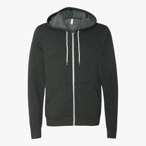 Bella + Canvas Unisex Sponge Fleece Full-Zip Hoodie Sweatshirt 3739 Unisex Sponge Fleece Full-Zip Hoodie Sweatshirt Thumbnail
