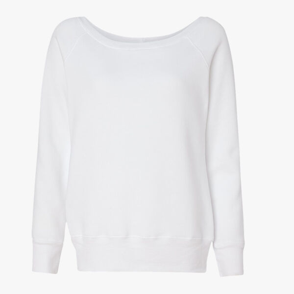 Bella + Canvas Women’s Sponge Fleece Wide Neck Sweatshirt 7501 Women’s Sponge Fleece Wide Neck Sweatshirt Thumbnail