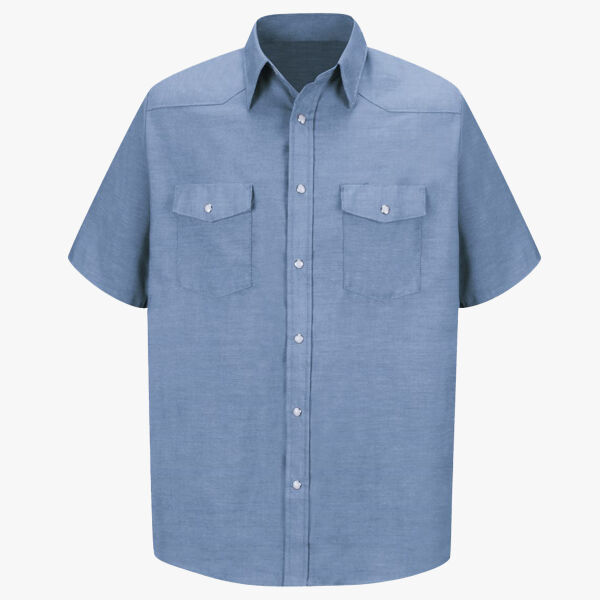 Red Kap Men's Deluxe Western Style Short Sleeve Shirt SC24 Men's Deluxe Western Style Short Sleeve Shirt Thumbnail