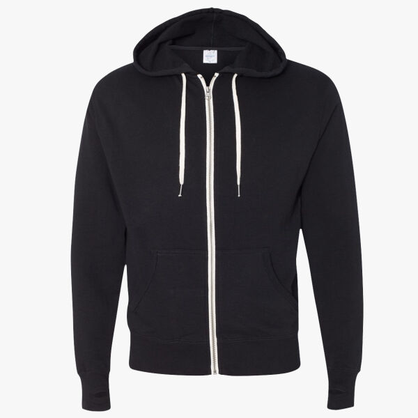 Independent Trading Co. Unisex Heathered French Terry Full-Zip Hooded Sweatshirt PRM90HTZ Unisex Heathered French Terry Full-Zip Hooded Sweatshirt Thumbnail