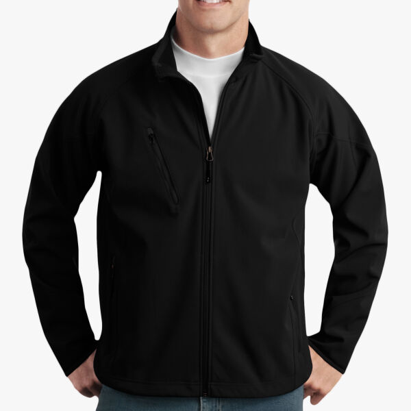 Port Authority Tall Textured Soft Shell Jacket TLJ705 Tall Textured Soft Shell Jacket Thumbnail