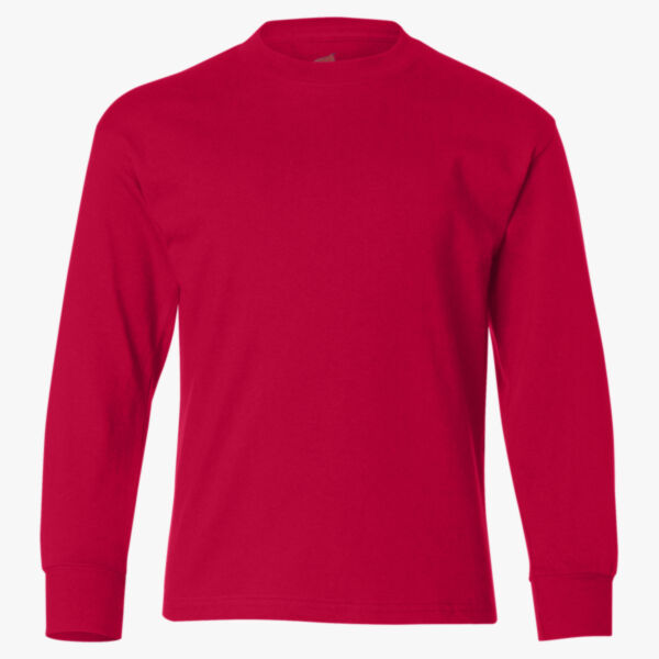 Hanes Youth Authentic Long Sleeve T-Shirt 5546 Youth Authentic Long Sleeve T-Shirt Thumbnail