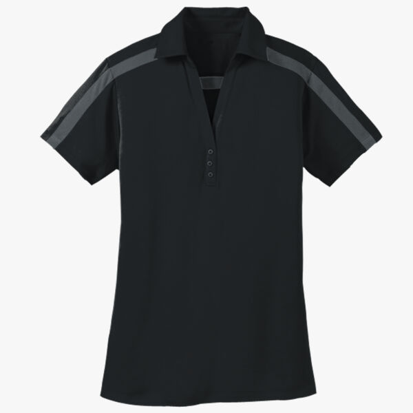 Port Authority Women's Silk Touch Performance Colorblock Stripe Polo L547 Women's Silk Touch Performance Colorblock Stripe Polo Thumbnail