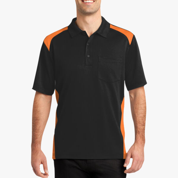 Select Snag Proof Two Way Colorblock Pocket Polo Thumbnail