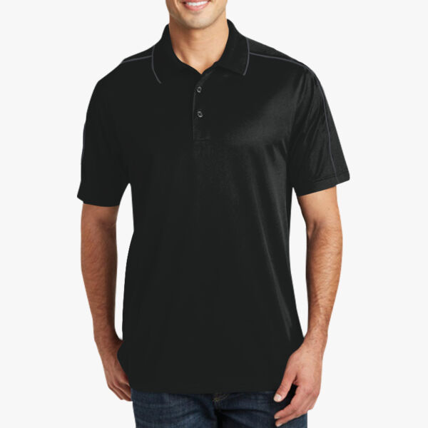 Sport Tek Micropique Sport Wick ® Piped Polo ST653 Micropique Sport Wick ® Piped Polo Thumbnail