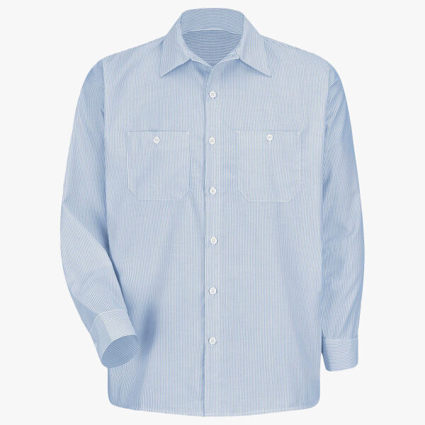 Men's Industrial Stripe Work Shirt Thumbnail